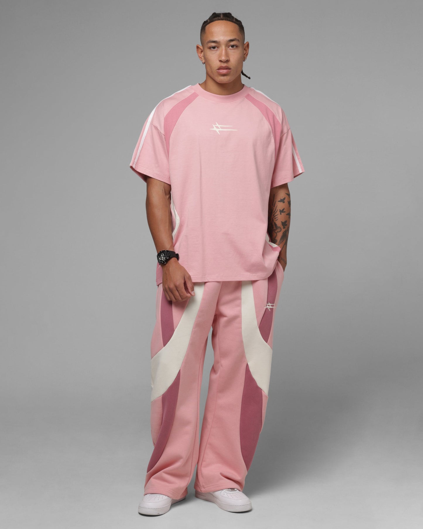 Loiter Hybrid Tek T-Shirt Pink
