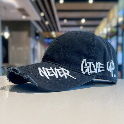 Never Give Up Baseball Cap