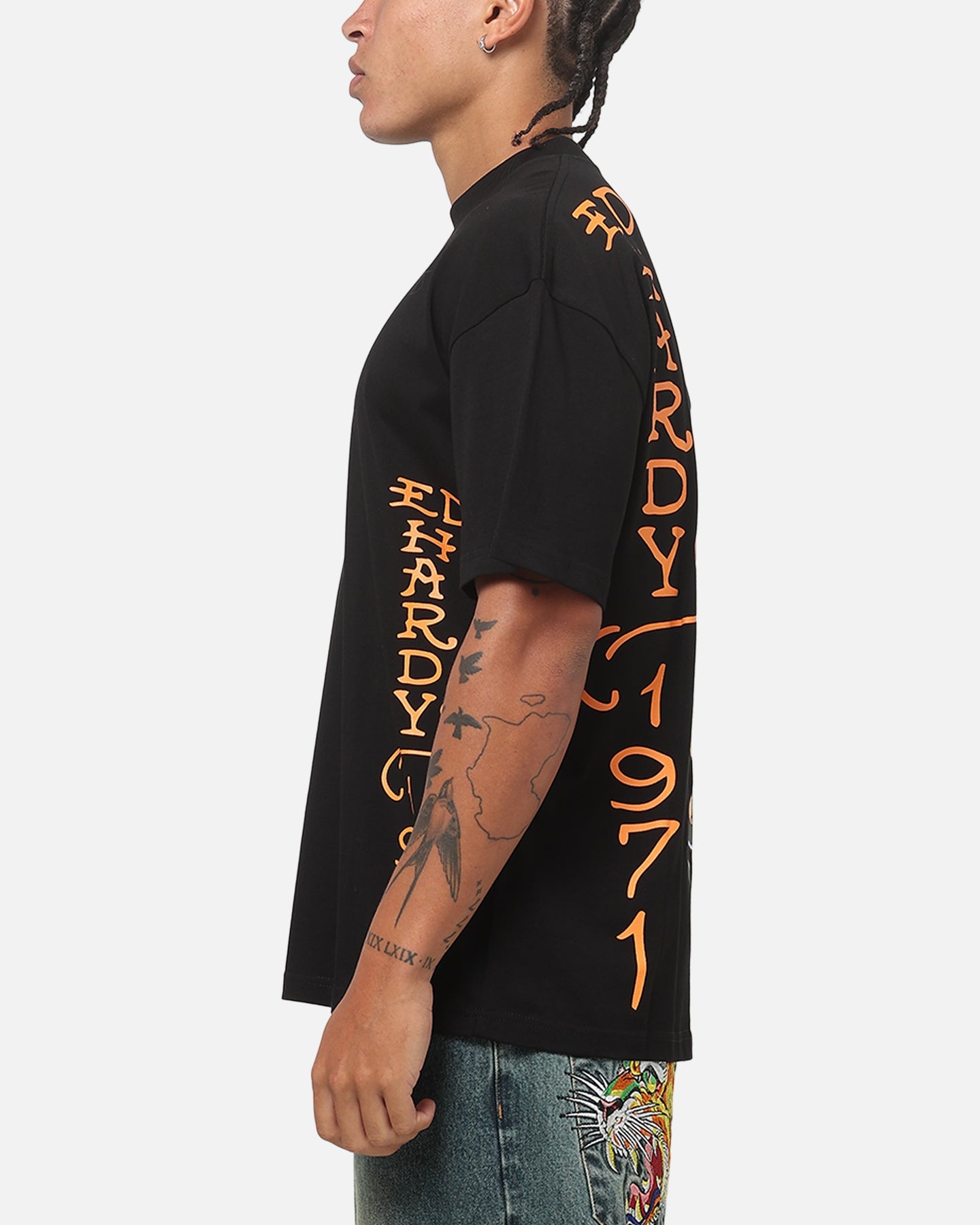 Ed Hardy Panther T-Shirt Black