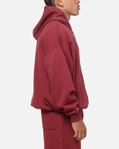Carre Rivet Hoodie Burgundy