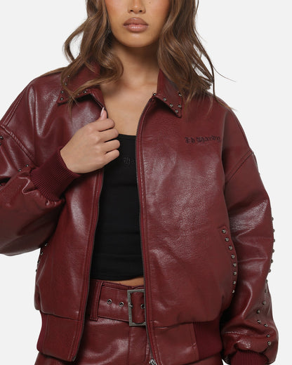 Ed Hardy Desert Bomber Jacket Red