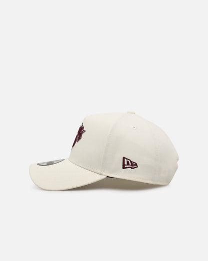 New Era New York Knicks 'Too Clean 2.0' 9FORTY A-Frame Snapback Chrome/Maroon