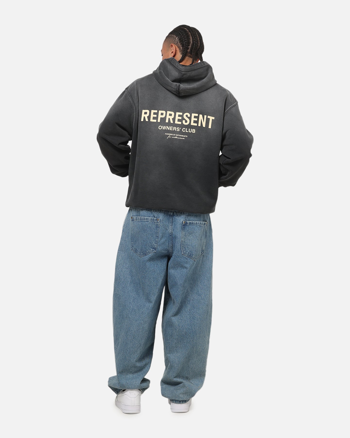 Represent Owners Club Hoodie Aged Black