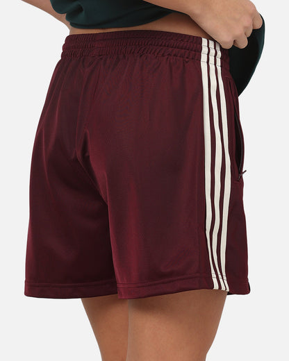 Adidas Women's Firebird Shorts Maroon/Cream