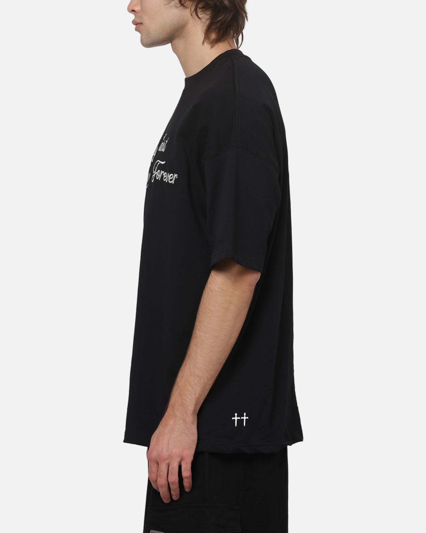 Saint Morta Lover Boxy T-Shirt Black
