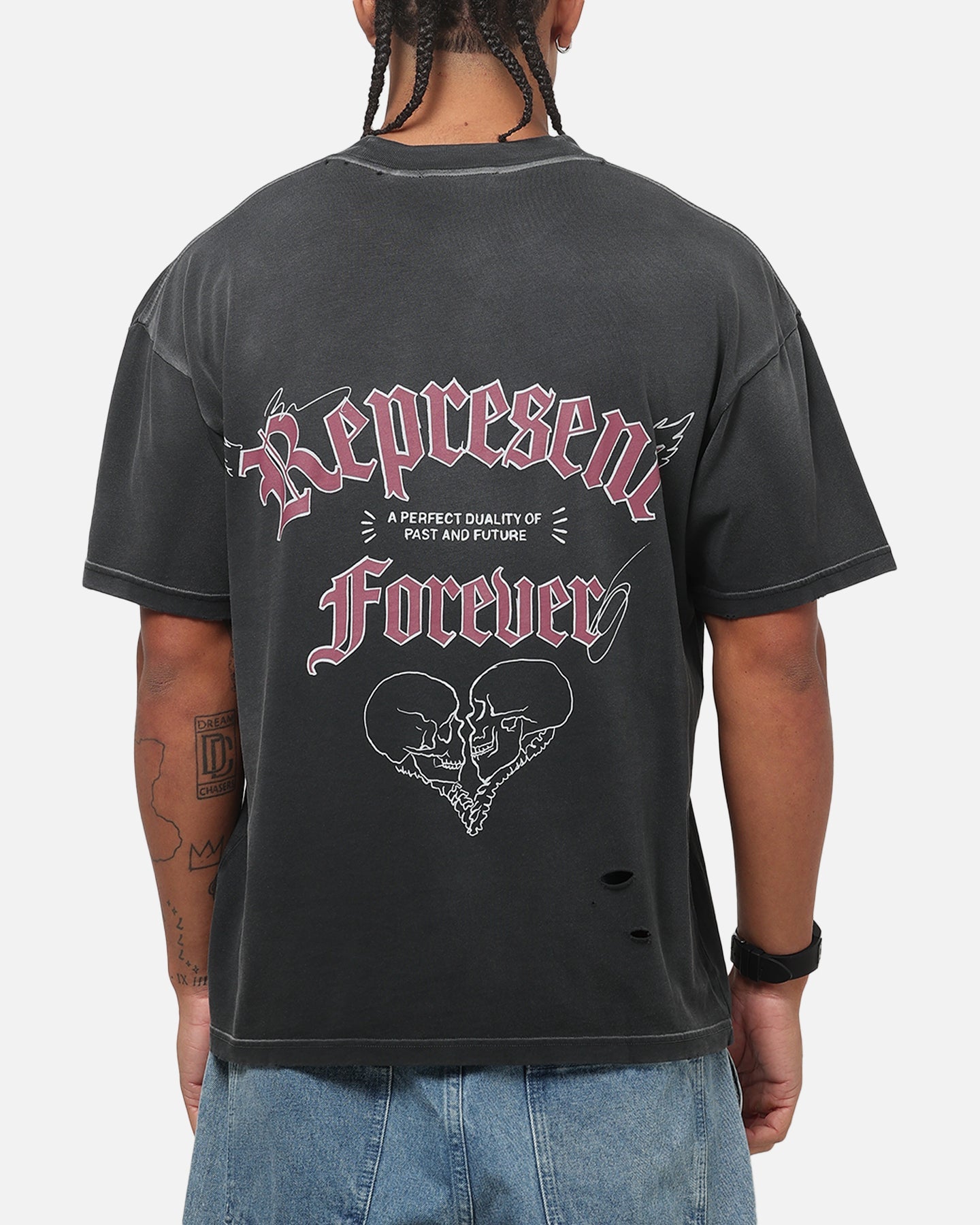 Represent Duality T-Shirt Washed Black
