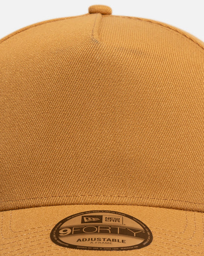 New Era 9FORTY A-Frame Snapback Wheat