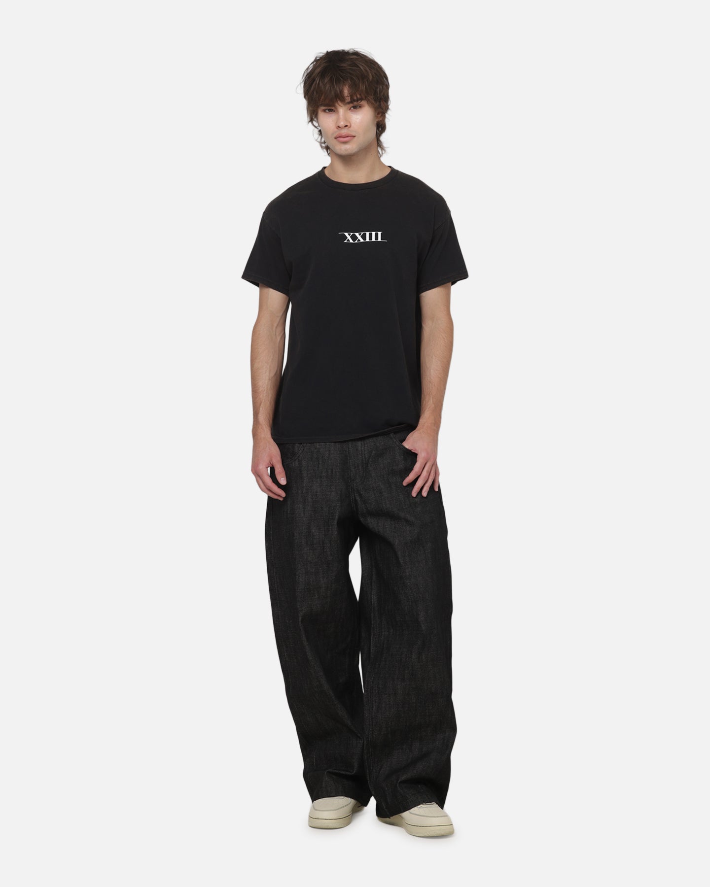 XXIII Rose T-Shirt Black/White