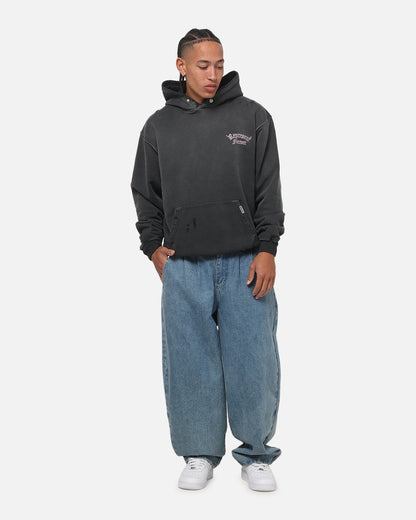 Represent Duality Hoodie Washed Black