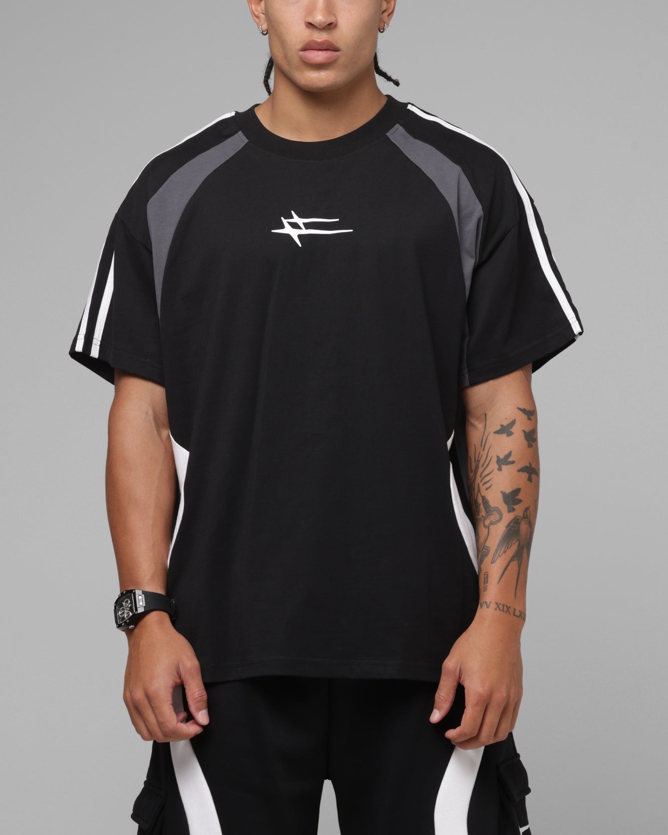 Loiter Hybrid Tek T-Shirt Black