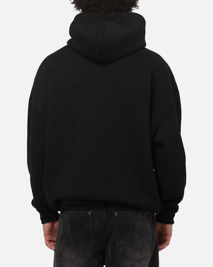 Carre Illusion Hoodie Solid Black