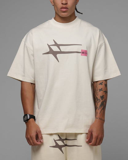 Loiter Hybrid Premium T-Shirt Beige