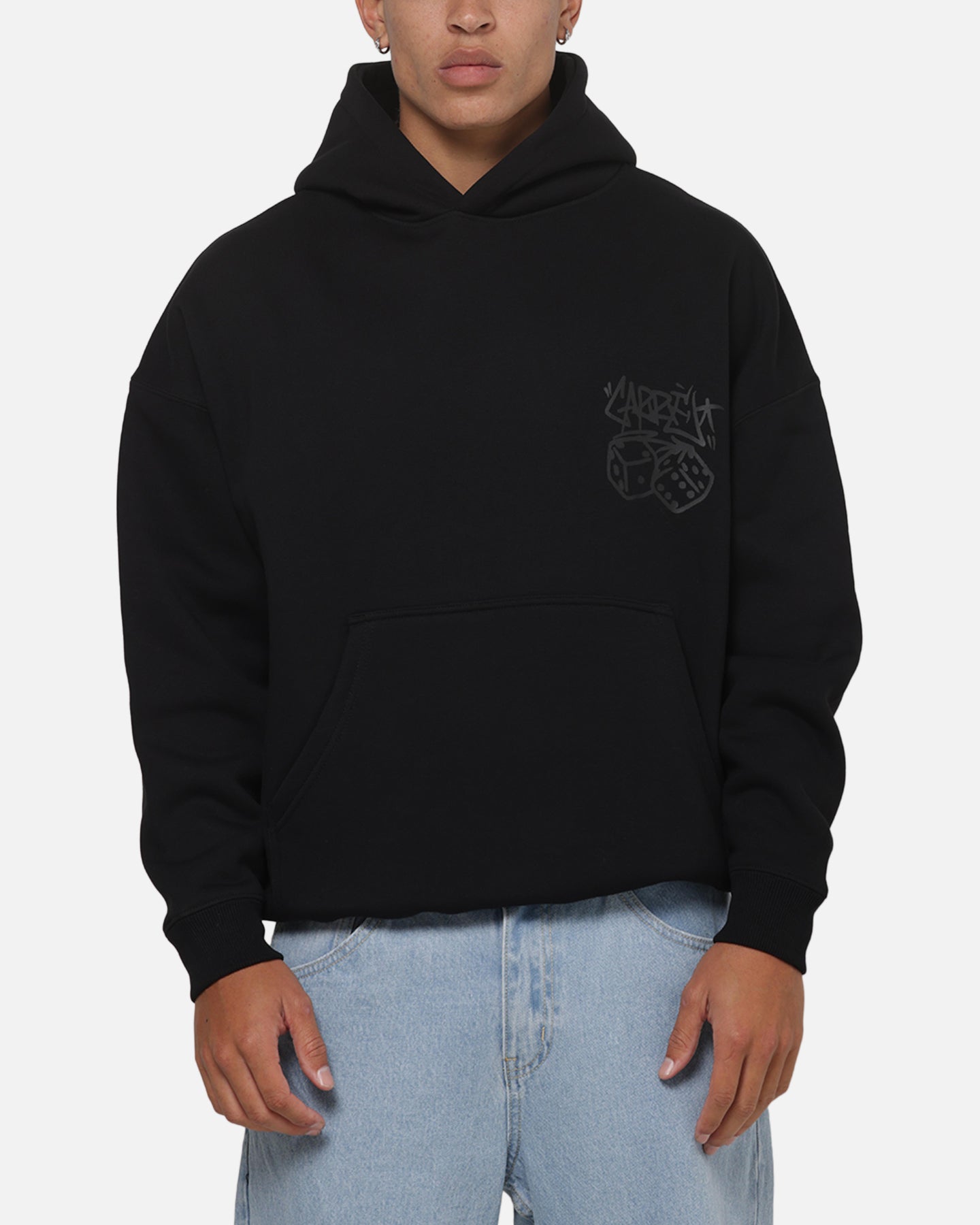 Carre Worldwide Rolling Hoodie Black