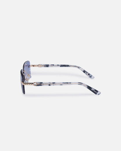 Belvoir & Co Hustler Sunglasses White/Blue
