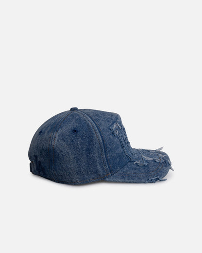 New Era Los Angeles Dodgers 'Denim Over' 9FORTY A-Frame Strapback Denim