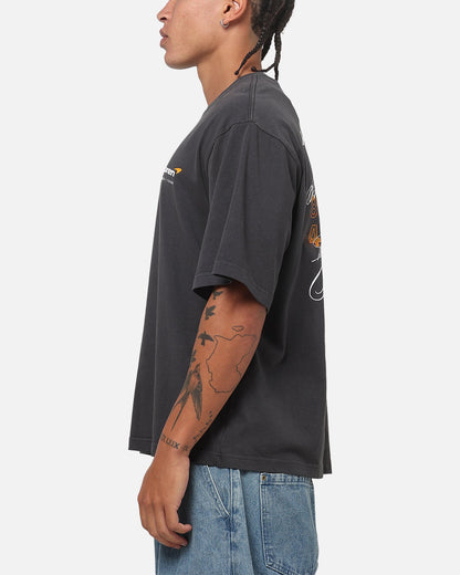 Mitchell & Ness McLaren Apex Crop T-Shirt Slate
