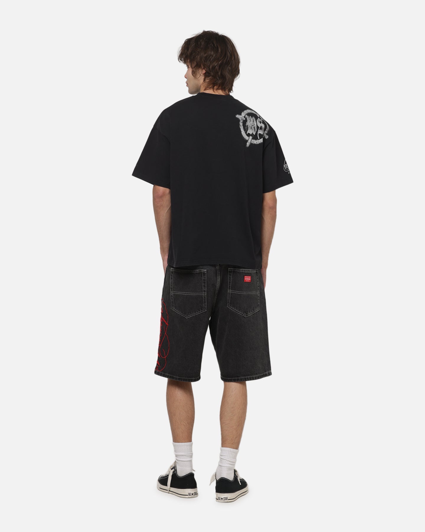 Worship Catharsis Box Crop T-Shirt Washed Black