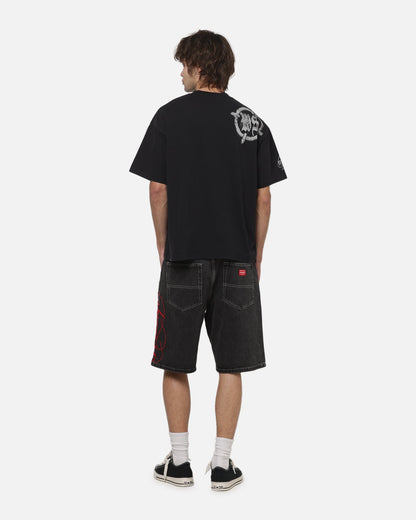 Worship Catharsis Box Crop T-Shirt Washed Black