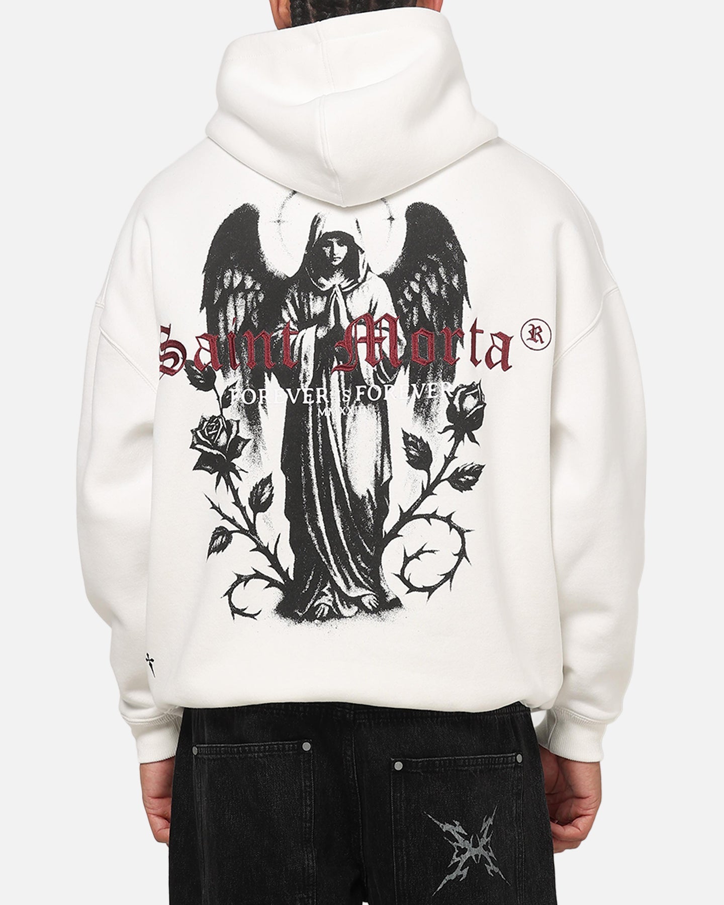 Saint Morta Forever Ever Hoodie Off White