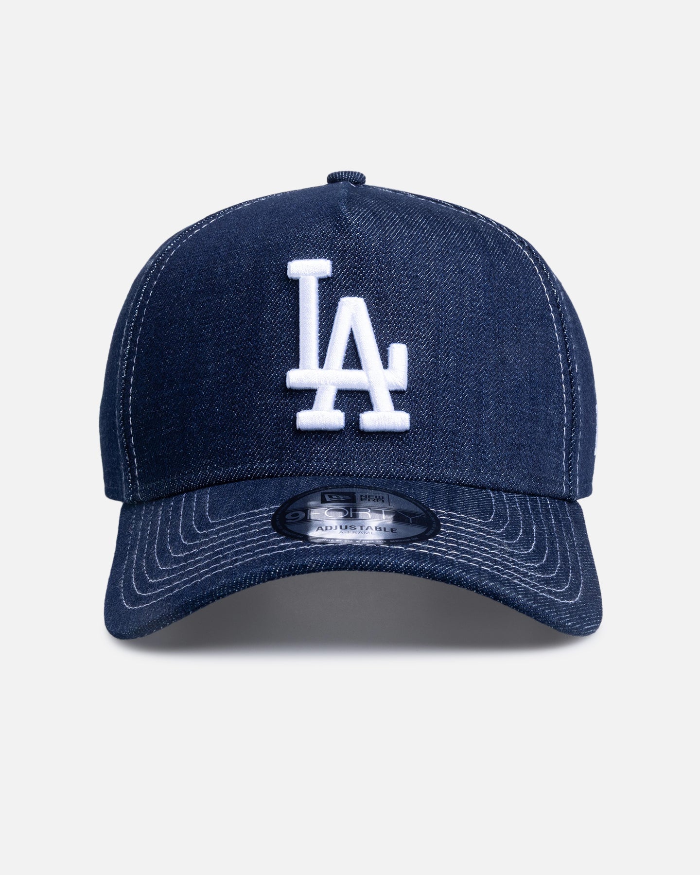 New Era Los Angeles Dodgers 'Denim Contrast' 9FORTY A-Frame Snapback Denim