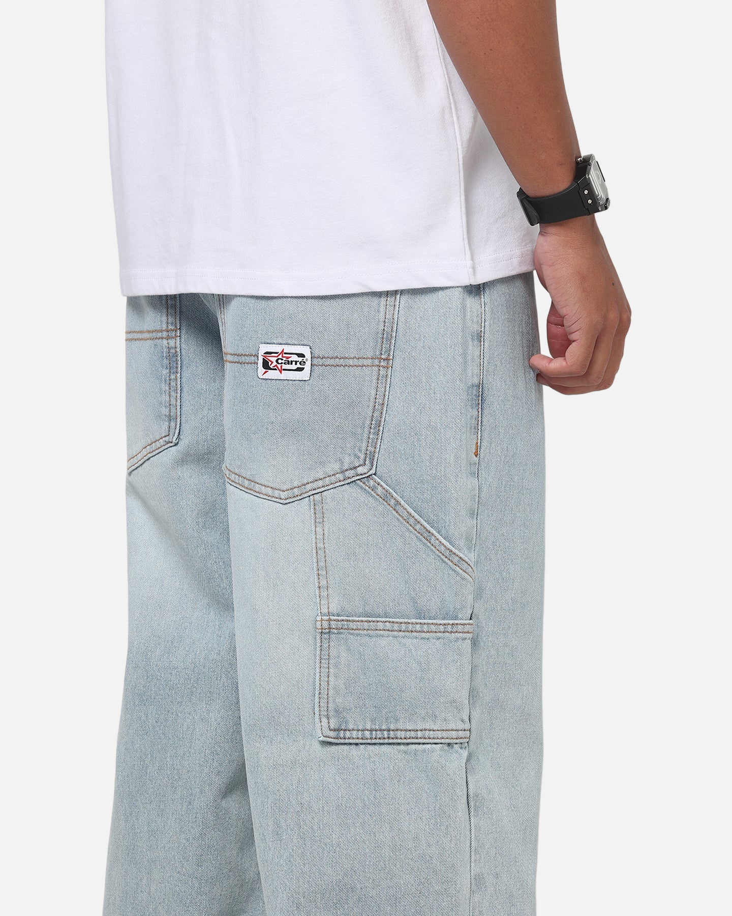 Carre Baggy Carpenter Jeans Sunfade Blue