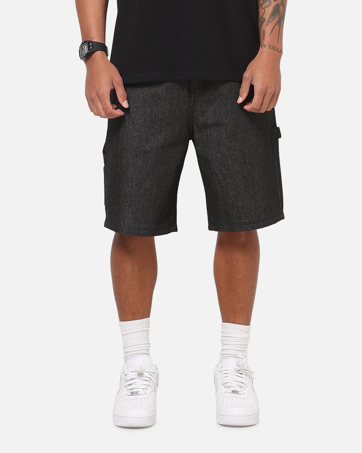 Carre Carpenter Jorts Raw Black