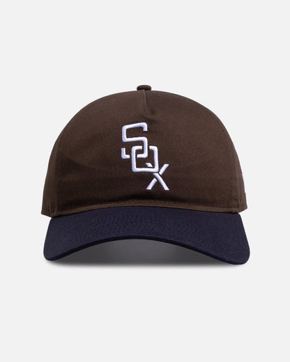 New Era Chicago White Sox 'Walnut Navy' 9FORTY A-Frame Snapback Brown/Blue
