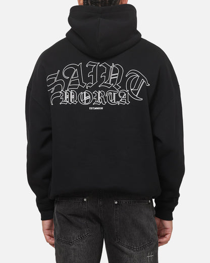 Saint Morta LA Flame Hoodie Black