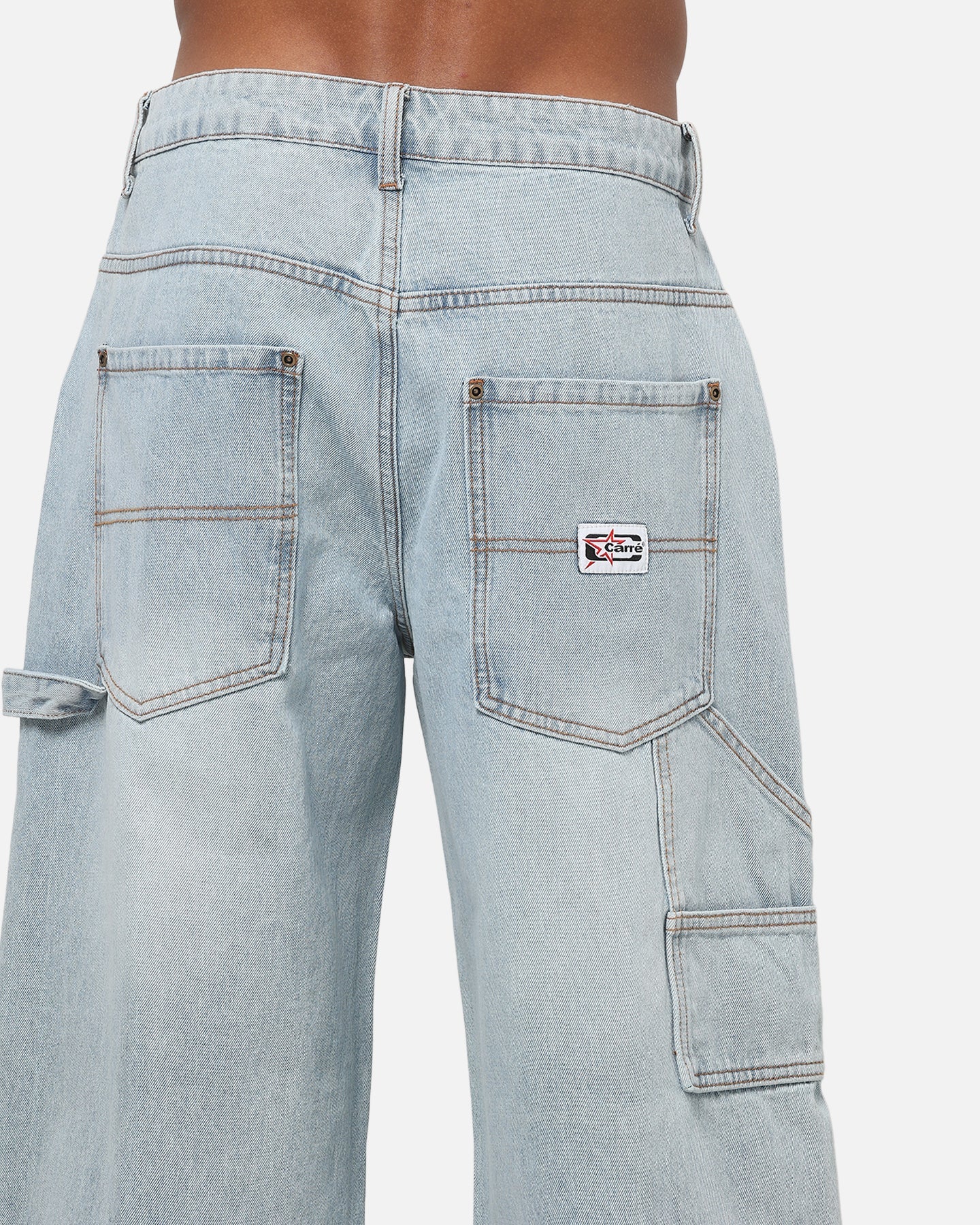 Carre Baggy Carpenter Jeans Sunfade Blue