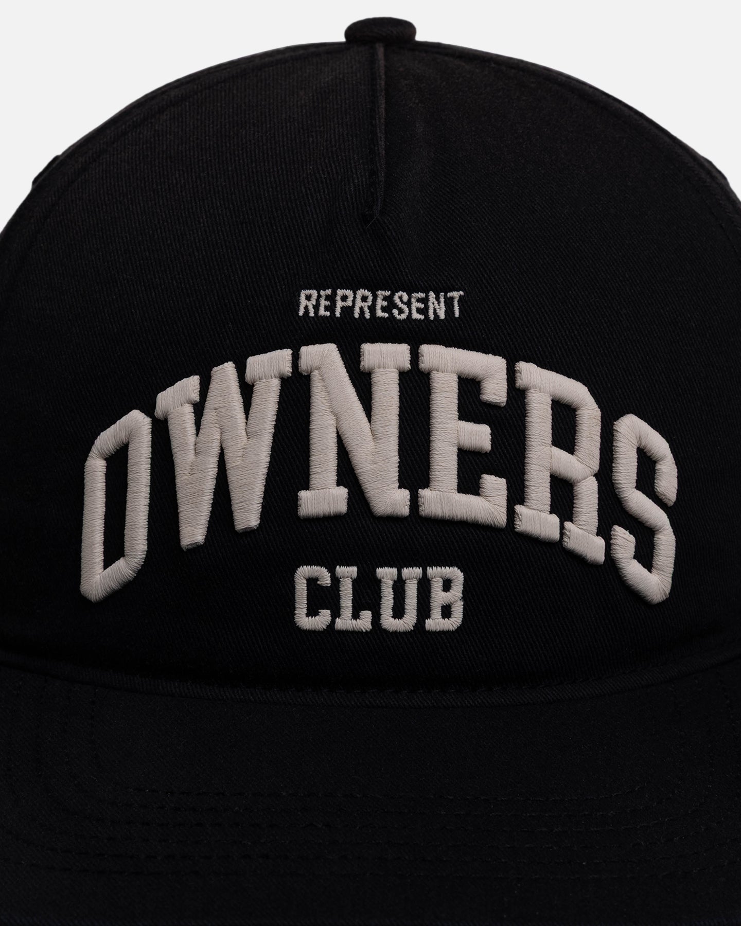 Represent Owners Snapback Cap Faded Black