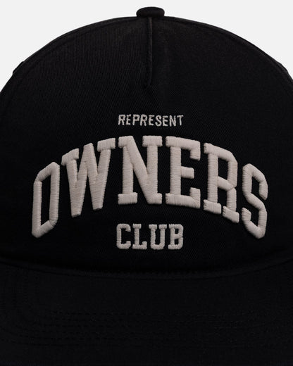 Represent Owners Snapback Cap Faded Black