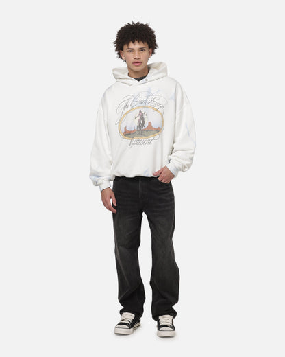 Represent Beach Boys Script Hoodie Blue Tie Dye