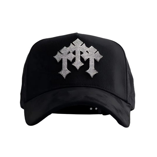 3-CROSSES BASEBALL CAP