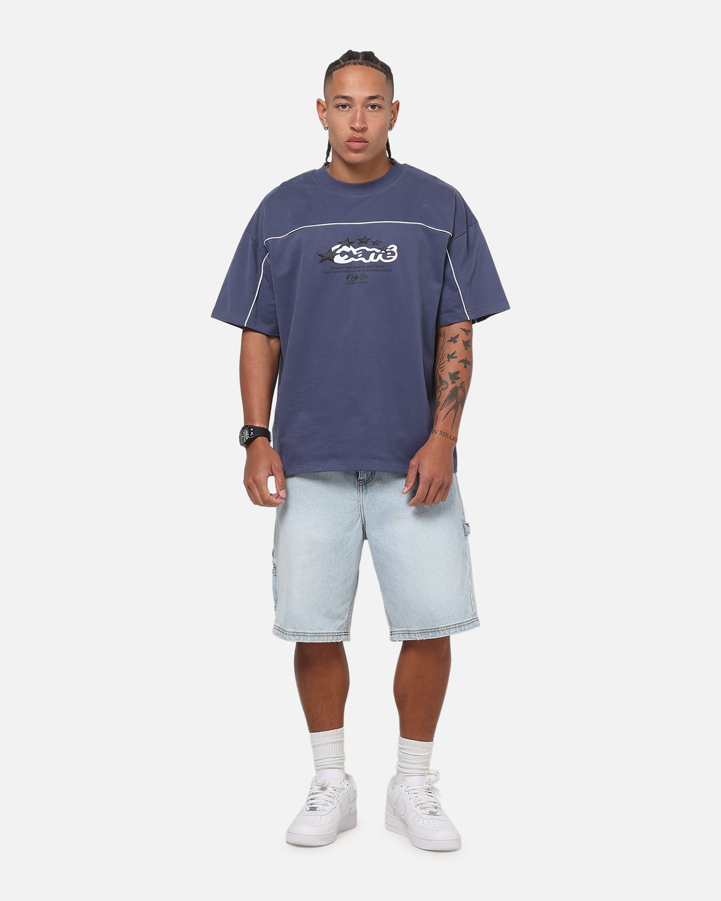 Carre Carpenter Jorts Sunfade Blue