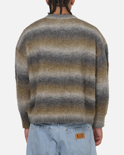 Carre Ombre Knitted Jumper Brown Stripe