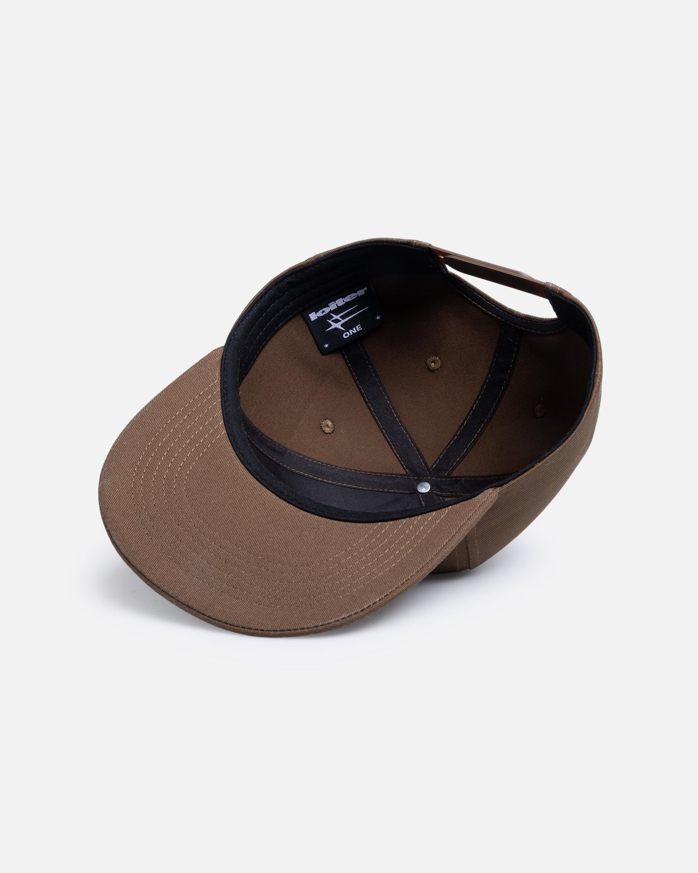 Loiter Hybrid Snapback Cap Brown