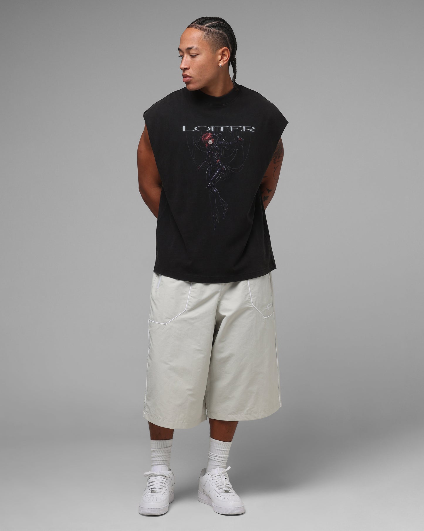 Loiter Pinline Board Shorts Grey