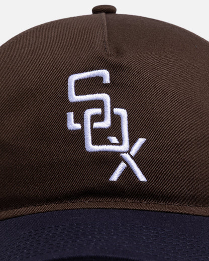 New Era Chicago White Sox 'Walnut Navy' 9FORTY A-Frame Snapback Brown/Blue