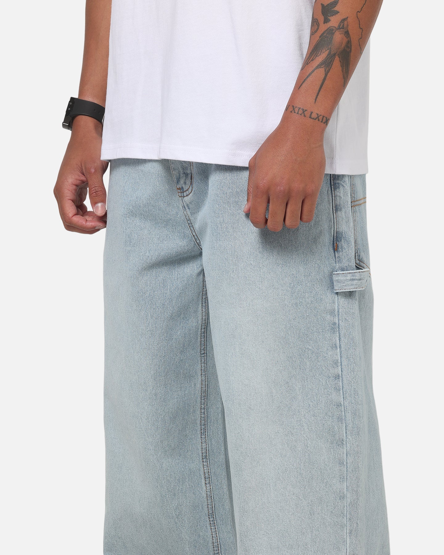 Carre Baggy Carpenter Jeans Sunfade Blue