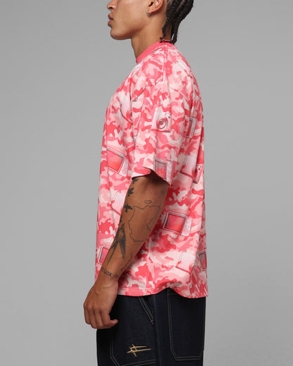 Loiter Digi Camo T-Shirt Pink Camo