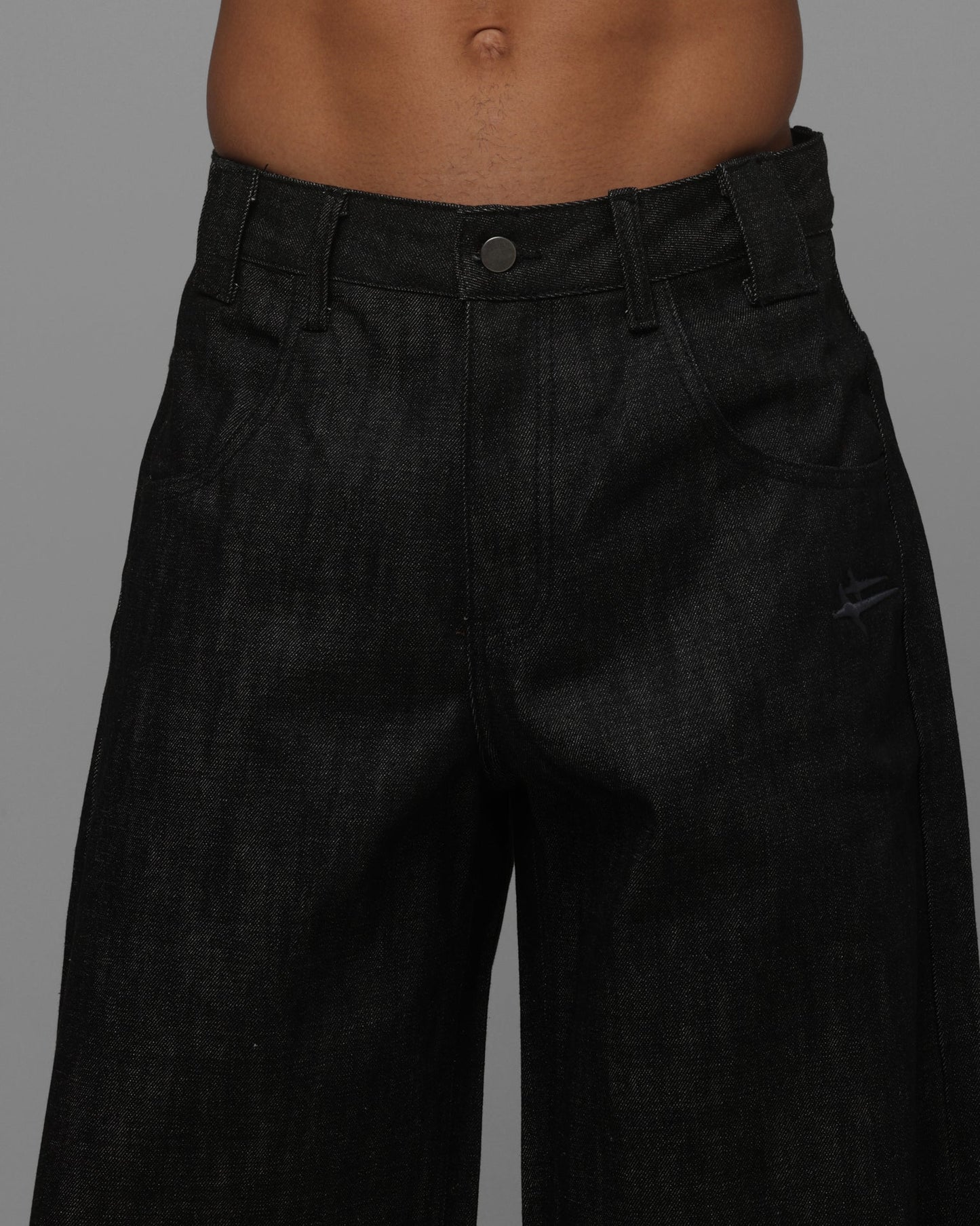 Loiter Star Born Selvedge Denim Jeans Black