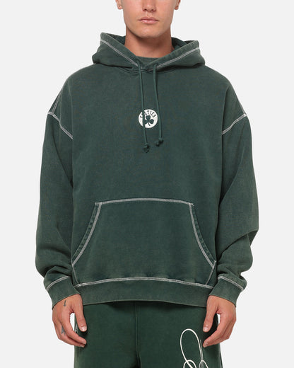 Mitchell & Ness Boston Celtics Star Script Hoodie Pine Green