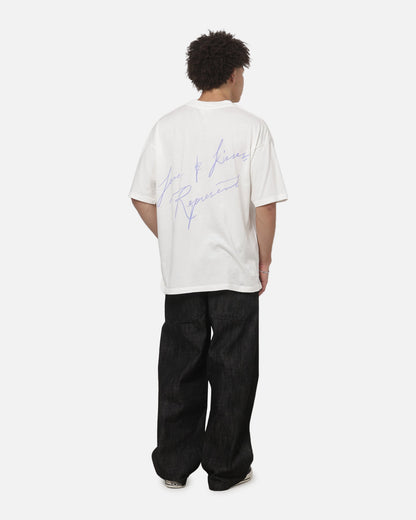 Represent Love And Kisses T-Shirt Flat White