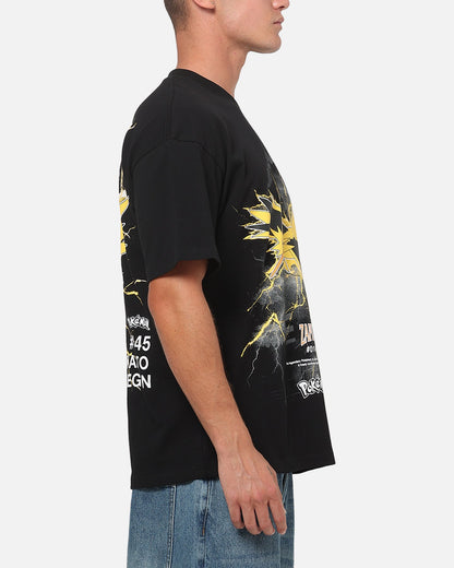 The Pokémon Collection By 73Studio Zapdos Legendary T-Shirt Black