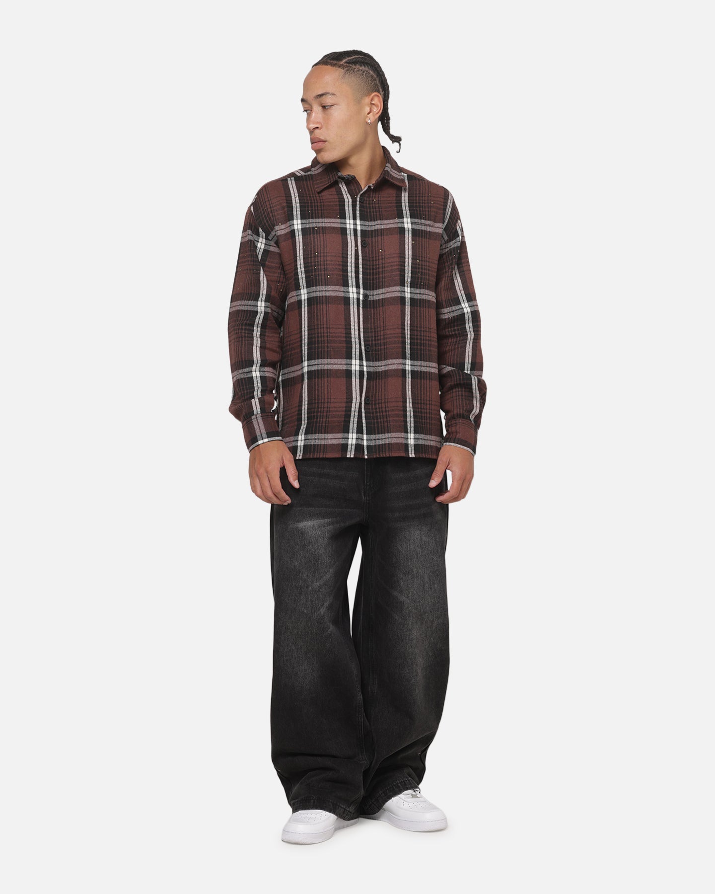 Saint Morta Amplus Pyre Jeans Black Shadow