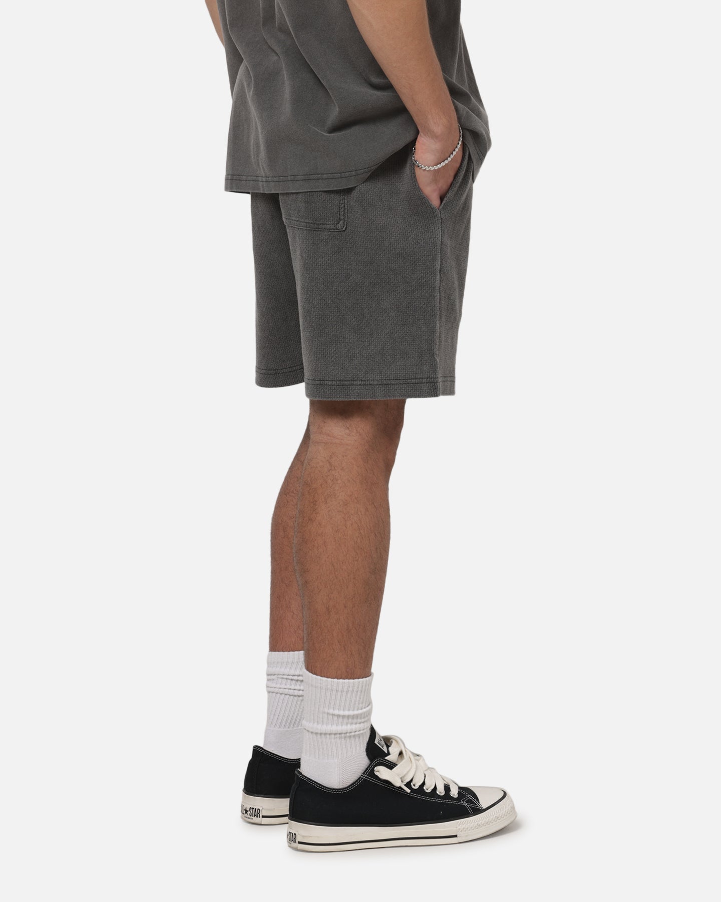 Represent Owners Club Script Shorts Vintage Grey
