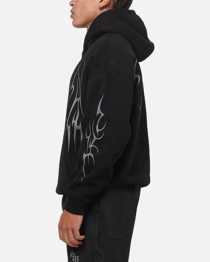 Saint Morta Consortium Boxy Hoodie Black