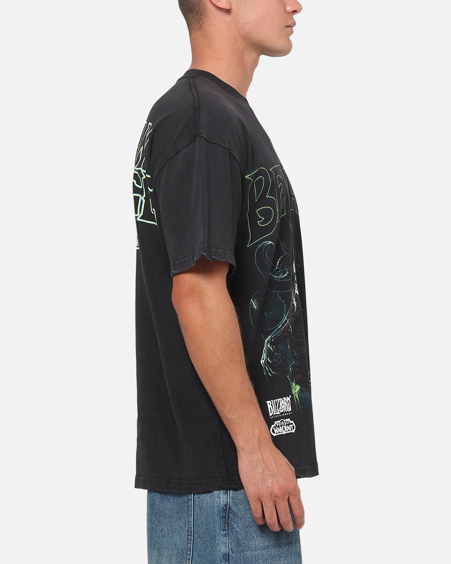73Studio X Warcraft The Betrayer T-Shirt Black Acidwash