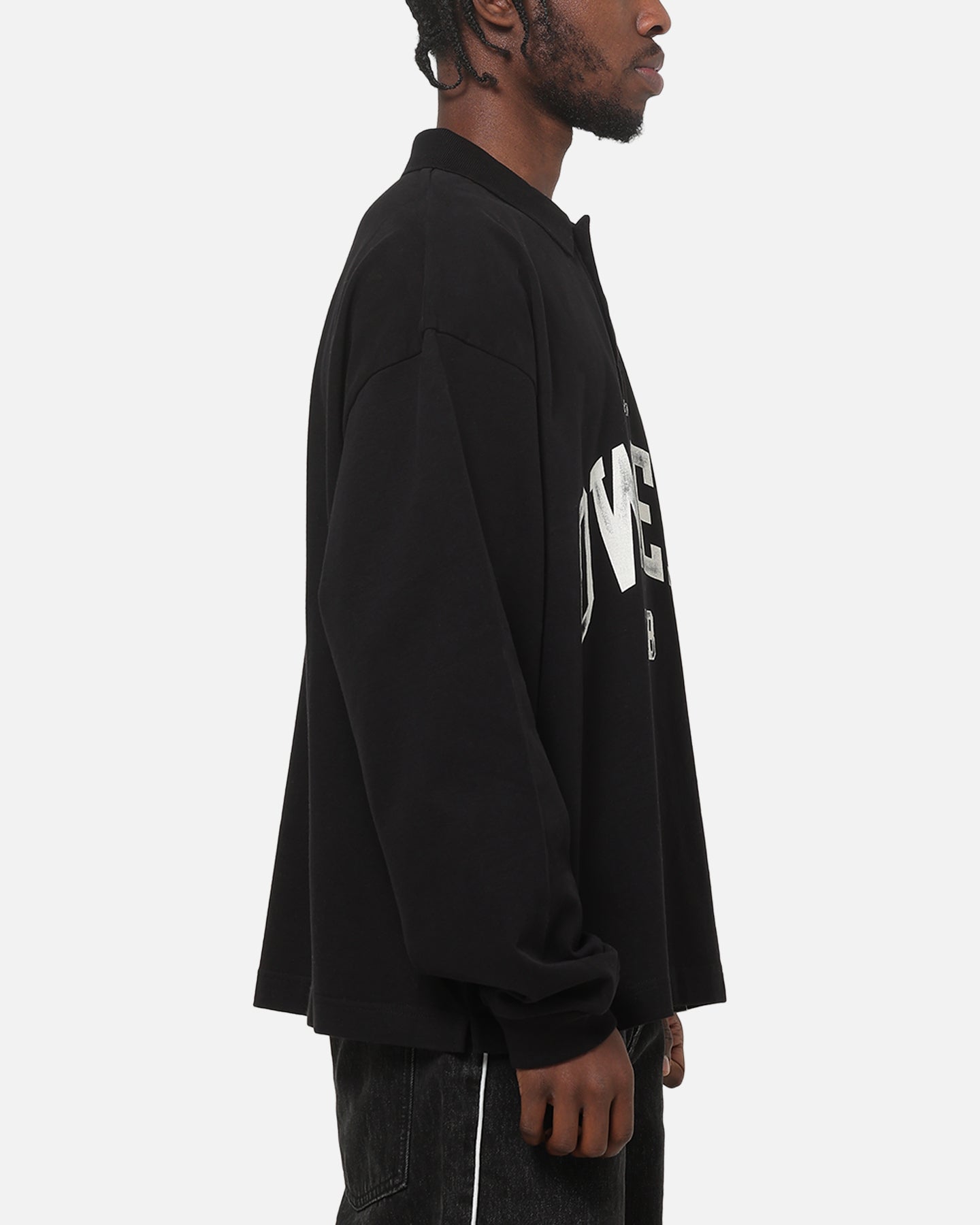 Represent Owners Rugby Top Jet Black