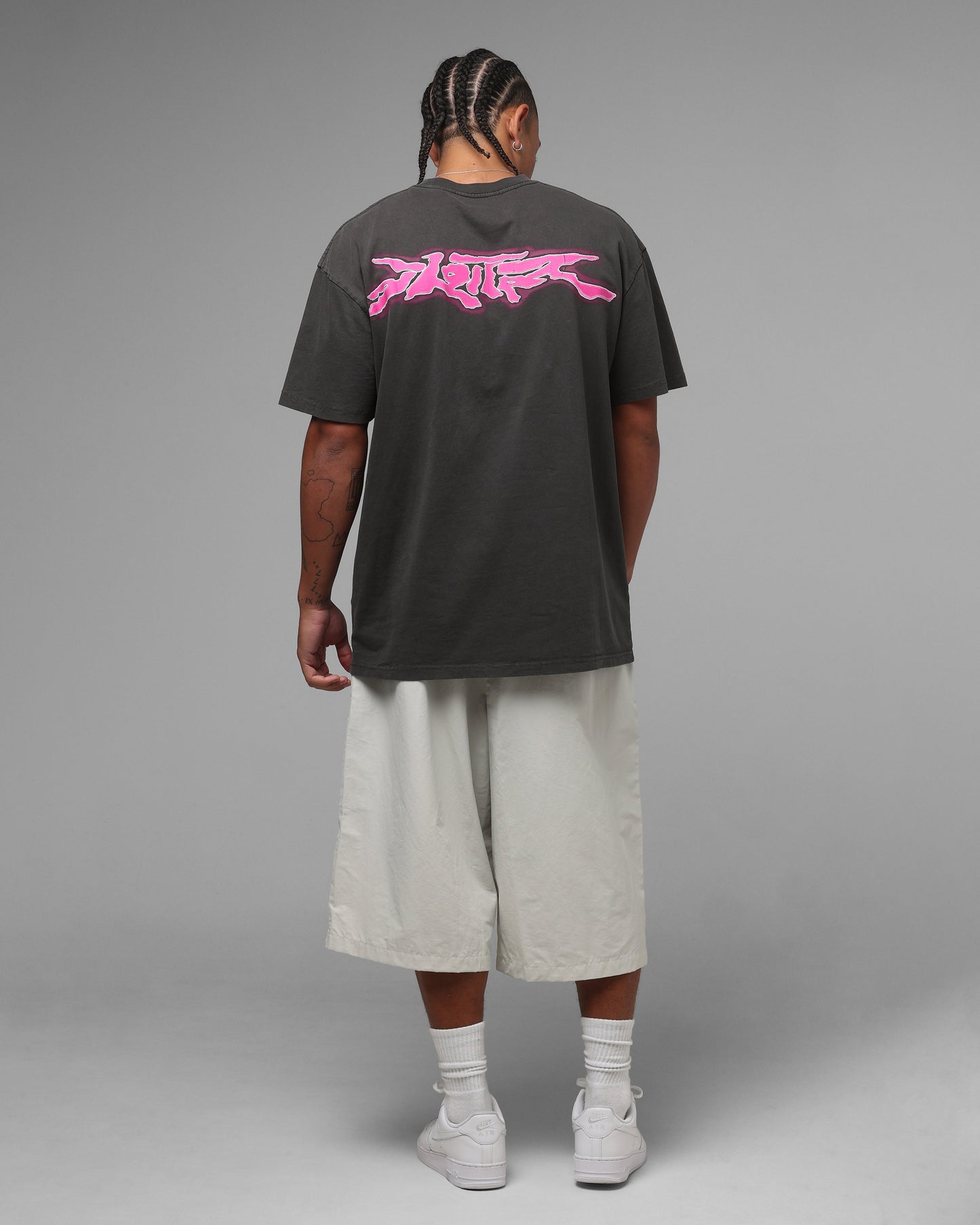 Loiter Cyber Logo T-Shirt Vintage Black